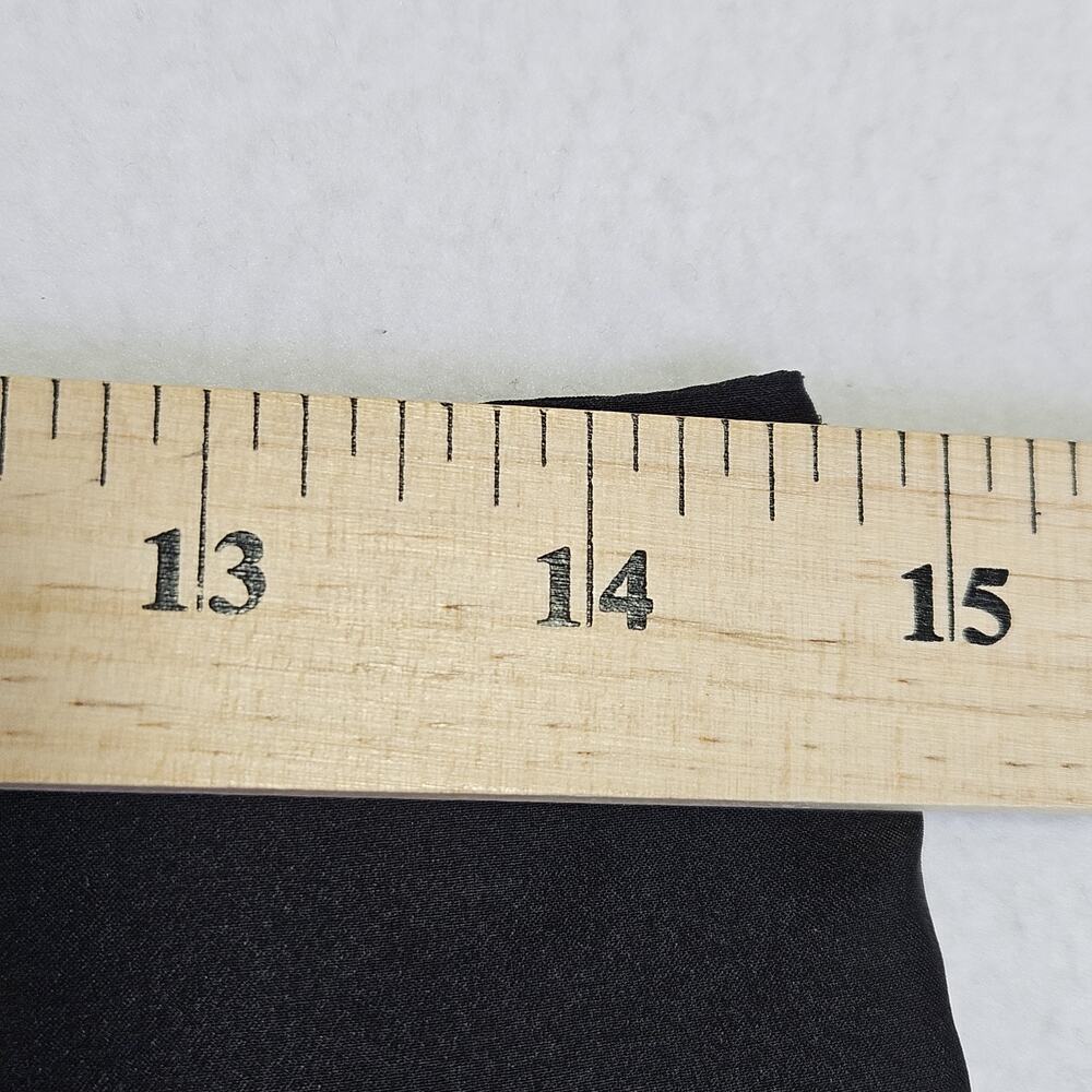 Line & Dot 100% Silk Wide Leg Pant Women M Revolve Minimal Quiet Luxury Black - Picture 13 of 16